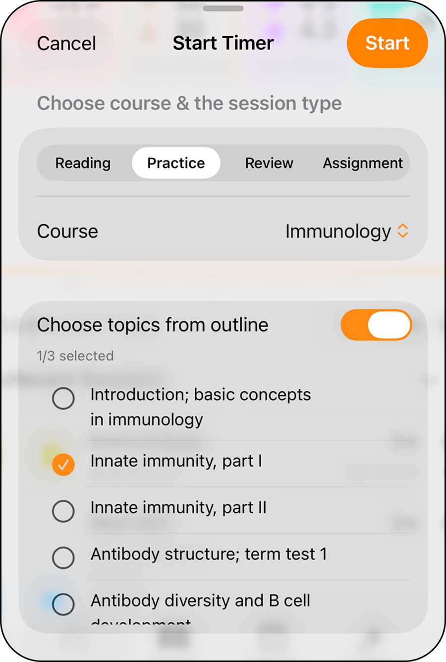 EstudyLog tip image about tracking what you studied