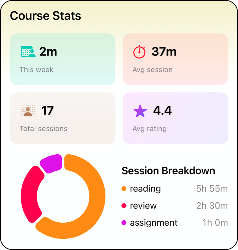 EstudyLog tip image about moving from reading to active recall